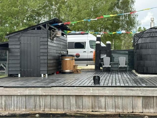 Houseboot Kingfisher, Lake View Biddinghuizen Buitenkant foto